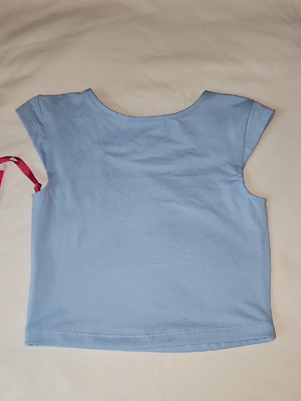 Justice Girls XS 5/6 Blue Seamless Cap Sleeve Top, New